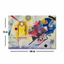 Wallity Lienzo Decorativo Wassily Kandinsky Yellow-Red-Blue 70 x 100 cm